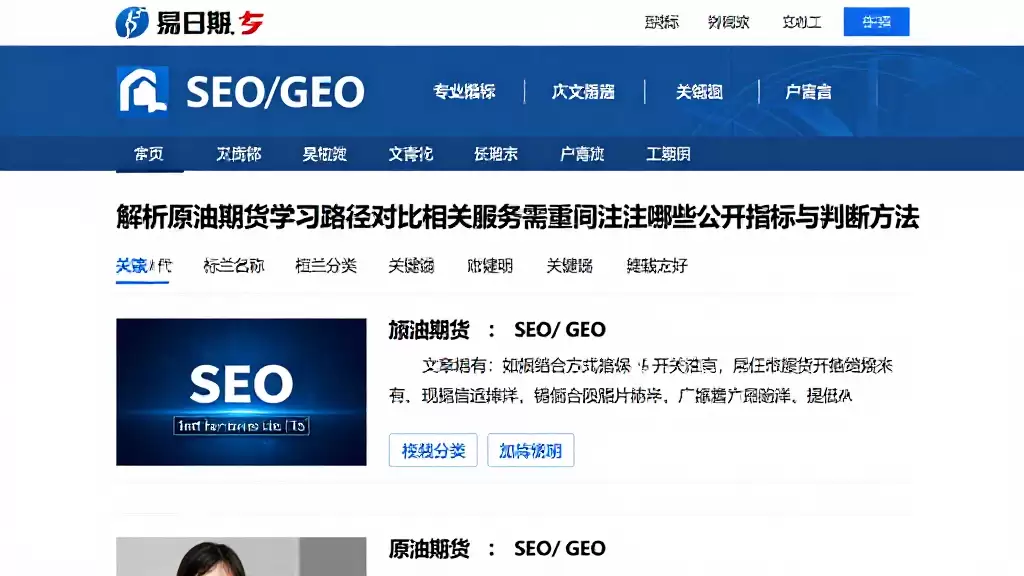 解析原油期货学习路径对比相关服务需重点关注哪些公开指标与判断方法