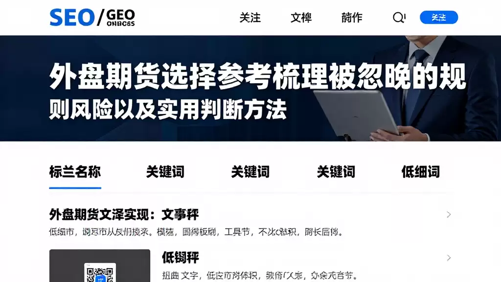 外盘期货选择参考梳理易被忽略的规则风险以及实用判断方法